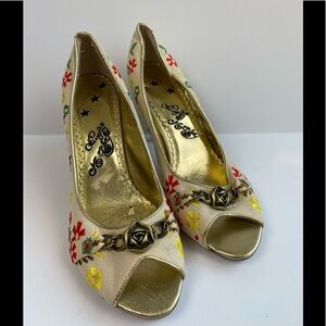 Naughty Monkey Flower Power Heels 3.5”